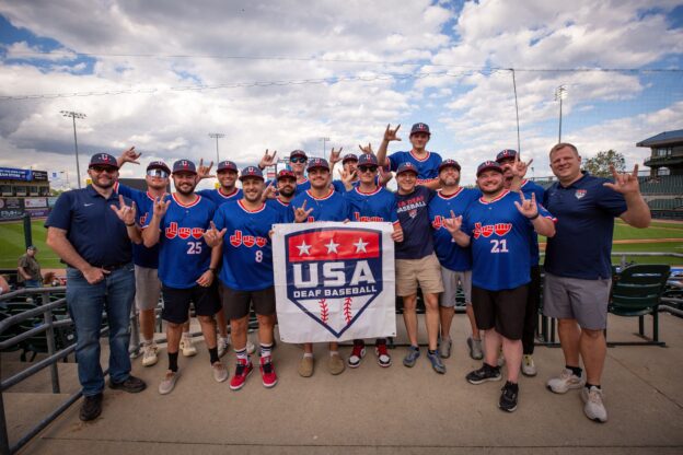 USA Deaf Baseball Recognition at Iowa Cubs ASL Night